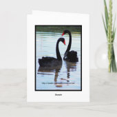 Glücklicher Jahrestag, Schwarze Schwäne, Johannes Karte (Rückseite)