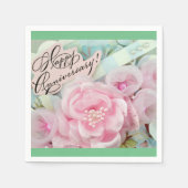 glücklicher Jahrestag Serviette (Vorderseite)