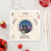 glücklicher Jahrestag Serviette (Beispiel)