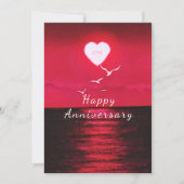 Glücklicher Jahrestag - Sunset Liebe (Vorderseite)