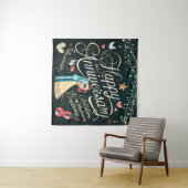 glücklicher Jahrestag Wandteppich (Beispiel (Horizontal))