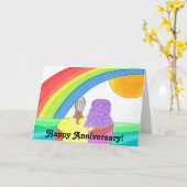 Glücklicher Jahrestag! zum Ehemann Karte (Gelbe Blume)