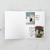 Glücklicher Jahrestag zum Ehemann! Karte (Innenseite)