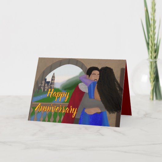 glücklicher Jahrestag | Zur Ehefrau | Mairytale Karte (Vorderseite)