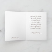 Glücklicher Jahrestags-Pastor Karte (Innenseite)