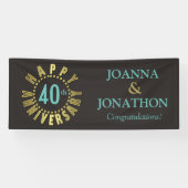 Glücklicher Jahresumlauf der Sterne Gold-ID173 Banner (Horizontal)