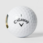 Glücklicher Joe Biden Golfball (Logo)