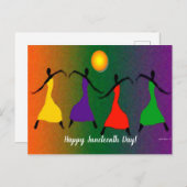 Glücklicher Junetag! Postkarte (Vorne/Hinten)