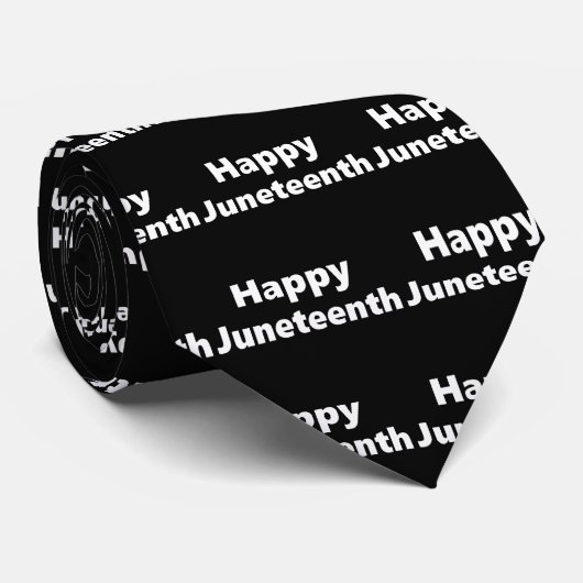 glücklicher Juneteent Krawatte (Gerollt)