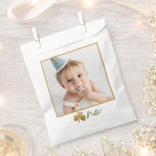 Glücklicher Junge, erste Geburtstags-Foto-Geschenk Geschenktütchen