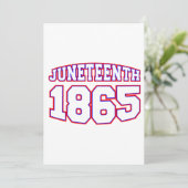glücklicher Juni 1865 Einladung (Stehend Vorderseite)