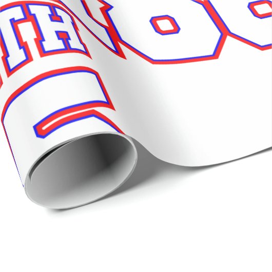 glücklicher Juni 1865 Geschenkpapier (Rolleneckpunkt)