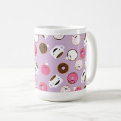 glücklicher Kaffee u. Schaumgummiringe Kaffeetasse (VorderseiteRechts)