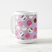 glücklicher Kaffee u. Schaumgummiringe Kaffeetasse (Vorderseite Links)