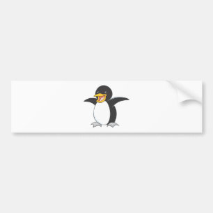 Glücklicher Kaiser-Pinguin Autoaufkleber