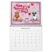 Glücklicher Kalender (Feb 2027)