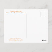 Glücklicher kalifornischer Mohntag! Postkarte (Rückseite)