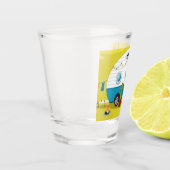 ***GLÜCKLICHER KAMPFSTYLE*** SCHNAPSGLAS (Links)