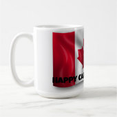 Glücklicher Kanada-Tag-Becher Kaffeetasse (Links)