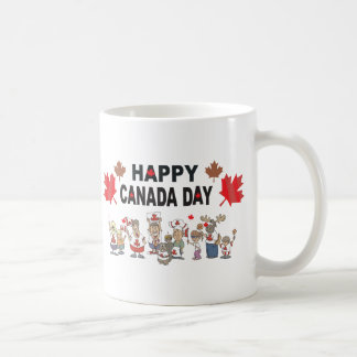 Glücklicher Kanada-Tag Kaffeetasse