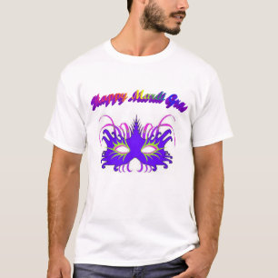 Glücklicher Karneval-Masken-T - Shirt
