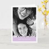 Glücklicher Karte (Gelbe Blume)