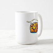 Glücklicher Käse, ja, bitte Kaffeetasse (VorderseiteRechts)