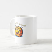 Glücklicher Käse, ja, bitte Kaffeetasse (Vorderseite Links)
