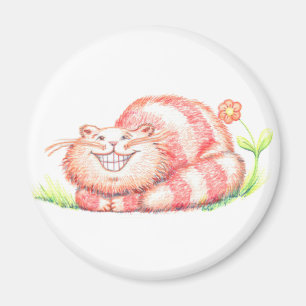 Glücklicher Katzenmagnet Magnet