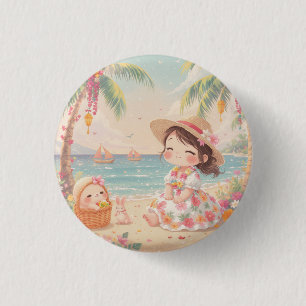 GLÜCKLICHER KAWAII HAWAI-BUTTON BUTTON