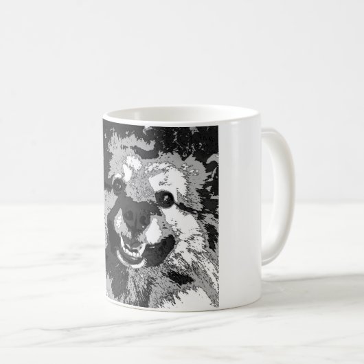 Glücklicher Kees Kaffeetasse (VorderseiteRechts)