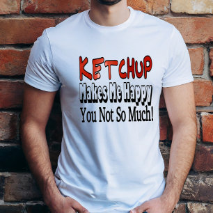 Glücklicher Ketchup T-Shirt