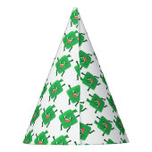 glücklicher Ketupat Partyhütchen (Rückseite)