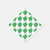 glücklicher Ketupat Serviette (Ecke)