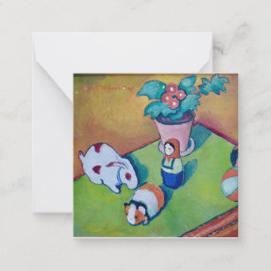 Glücklicher Kindertag! Mitteilungskarte