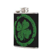 Glücklicher Klee Flachmann (Links)