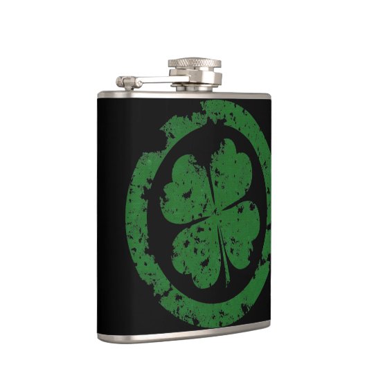 Glücklicher Klee Flachmann (Rechts)