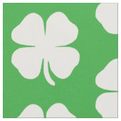 Glücklicher Klee Stoff (Nahaufnahme)