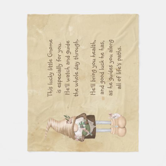 Glücklicher Klein gewinnt gute Gesundheit Spaß Fleecedecke (Vorderseite)
