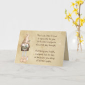 Glücklicher Klein gewinnt gute Gesundheit Spaß Karte (Gelbe Blume)