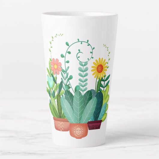 Glücklicher Kleiner Garten Milchtasse (Vorderseite)
