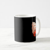 Glücklicher kleiner Krebs Kaffeetasse (VorderseiteRechts)