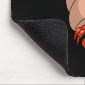 Glücklicher kleiner Krebs Mousepad (Ecke)