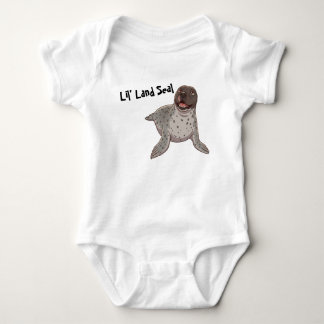Glücklicher Kleiner Landrobbe Baby Strampler