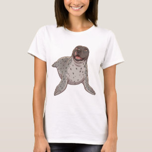 Glücklicher kleiner Landrobbe  T-Shirt