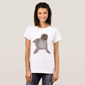 Glücklicher kleiner Landrobbe T-Shirt (Vorne ganz)