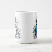 Glücklicher kleiner Winter-Schneemann Kaffeetasse (Mittel)