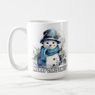 Glücklicher kleiner Winter-Schneemann Kaffeetasse