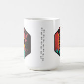 Glücklicher Kletterer Kaffeetasse (Mittel)