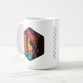 Glücklicher Kletterer Kaffeetasse (Vorderseite Links)